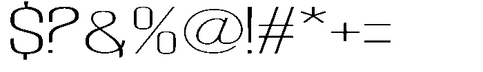 Grivon V02 Extra Light Extra Exp Font OTHER CHARS