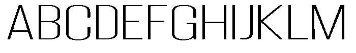 Grivon V02 Extra Light Extra Exp Font UPPERCASE