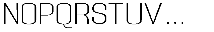 Grivon V02 Extra Light Extra Exp Font UPPERCASE
