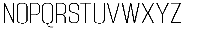 Grivon V02 Extra Light Sem Exp Font UPPERCASE
