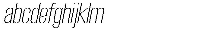 Grivon V02 Extra Light Semi Condensed Slant FONT