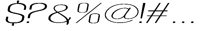 Grivon V02 Extra Light Ult Exp Slant Font OTHER CHARS