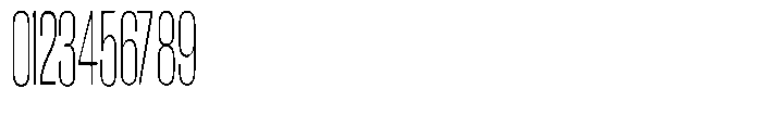 Grivon V02 Extra Light Ultra Condensed Font OTHER CHARS