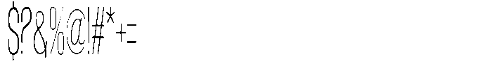 Grivon V02 Extra Light Ultra Condensed Font OTHER CHARS