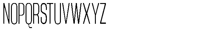 Grivon V02 Light Extra Condensed Font UPPERCASE