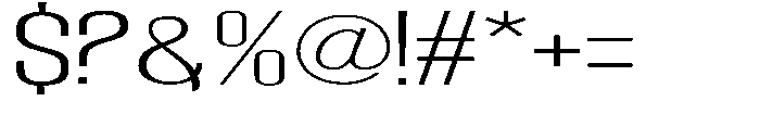 Grivon V02 Light Extra Expanded Font OTHER CHARS