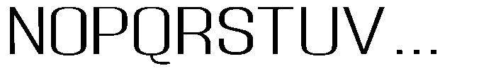 Grivon V02 Light Extra Expanded Font UPPERCASE