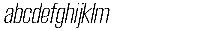 Grivon V02 Light Semi Condensed Slant FONT
