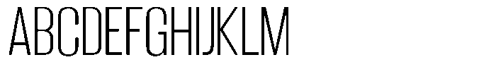 Grivon V02 Light Semi Condensed Font UPPERCASE