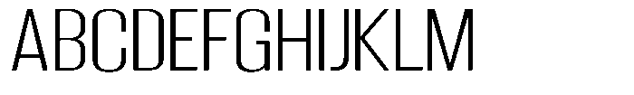 Grivon V02 Light Semi Expanded Font UPPERCASE