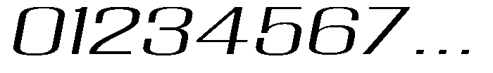 Grivon V02 Light Ult Exp Slant Font OTHER CHARS