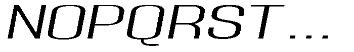 Grivon V02 Light Ult Exp Slant Font UPPERCASE