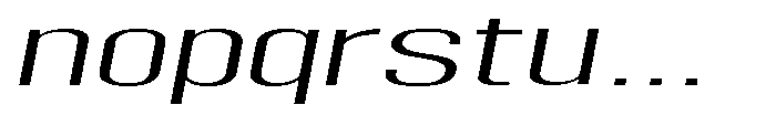 Grivon V02 Light Ult Exp Slant Font LOWERCASE