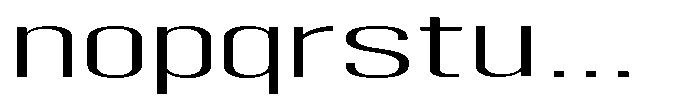 Grivon V02 Light Ultra Expanded Font LOWERCASE