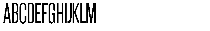 Grivon V02 Medium Extra Condensed Font UPPERCASE