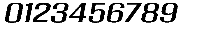 Grivon V02 Medium Extra Exp Slant Font OTHER CHARS