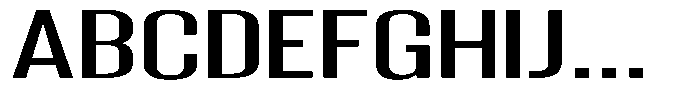 Grivon V02 Medium Extra Expanded Font UPPERCASE