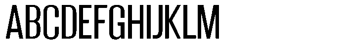 Grivon V02 Medium Semi Condensed Font UPPERCASE