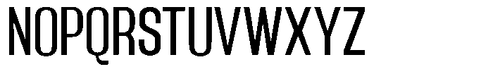 Grivon V02 Medium Semi Condensed Font UPPERCASE