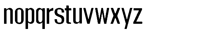 Grivon V02 Medium Semi Condensed Font LOWERCASE