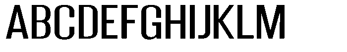Grivon V02 Medium Semi Expanded Font UPPERCASE