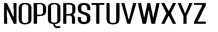 Grivon V02 Medium Semi Expanded Font UPPERCASE
