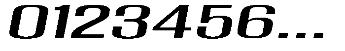 Grivon V02 Medium Ult Exp Slant Font OTHER CHARS