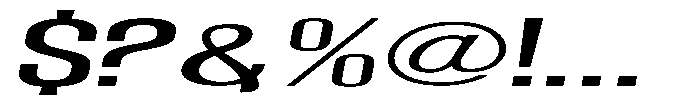 Grivon V02 Medium Ult Exp Slant Font OTHER CHARS