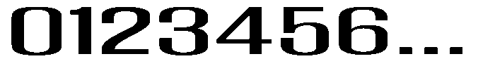 Grivon V02 Medium Ultra Expanded Font OTHER CHARS