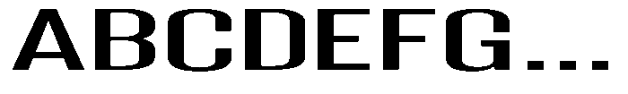 Grivon V02 Medium Ultra Expanded Font UPPERCASE