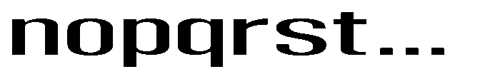 Grivon V02 Medium Ultra Expanded Font LOWERCASE