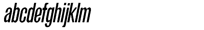 Grivon V02 Sem Bold Extra Condensed Slant FONT