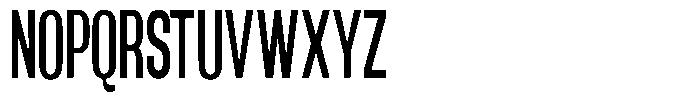 Grivon V02 Sem Bold Extra Condensed Font UPPERCASE