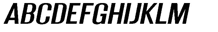 Grivon V02 Sem Bold Sem Exp Slant Font UPPERCASE