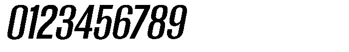 Grivon V02 Sem Bold Semi Condensed Slant Font OTHER CHARS