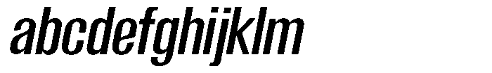 Grivon V02 Sem Bold Semi Condensed Slant FONT