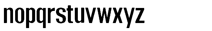 Grivon V02 Sem Bold Semi Condensed Font LOWERCASE