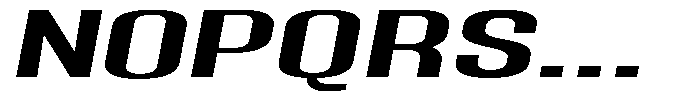 Grivon V02 Sem Bold Ult Exp Slant Font UPPERCASE