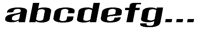 Grivon V02 Sem Bold Ult Exp Slant FONT