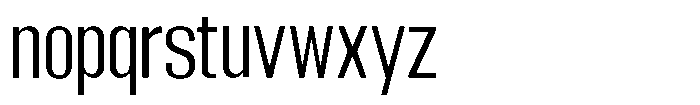 Grivon V02 Semi Condensed Font LOWERCASE
