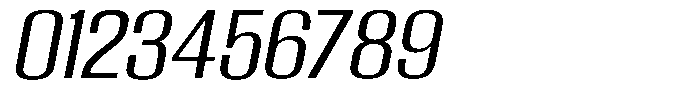 Grivon V02 Semi Expanded Slant Font OTHER CHARS