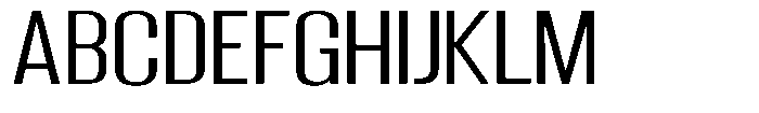 Grivon V02 Semi Expanded Font UPPERCASE