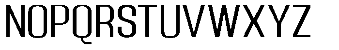 Grivon V02 Semi Expanded Font UPPERCASE