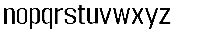 Grivon V02 Semi Expanded Font LOWERCASE