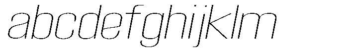 Grivon V02 Thin Extra Exp Slant FONT