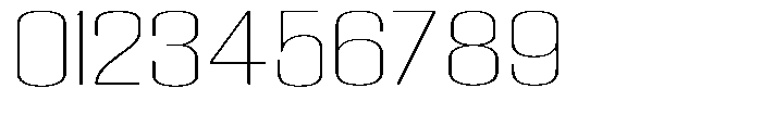 Grivon V02 Thin Extra Expanded Font OTHER CHARS