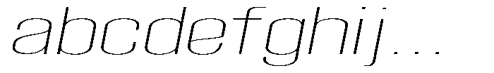 Grivon V02 Thin Ult Exp Slant FONT