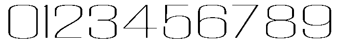 Grivon V02 Thin Ultra Expanded Font OTHER CHARS
