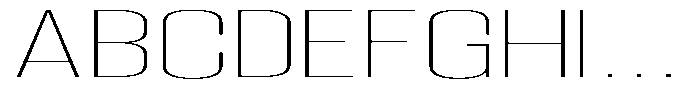 Grivon V02 Thin Ultra Expanded Font UPPERCASE