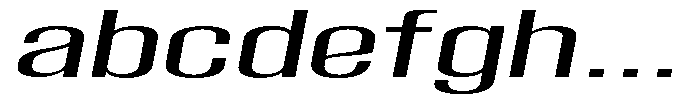 Grivon V02 Ultra Expanded Slant FONT